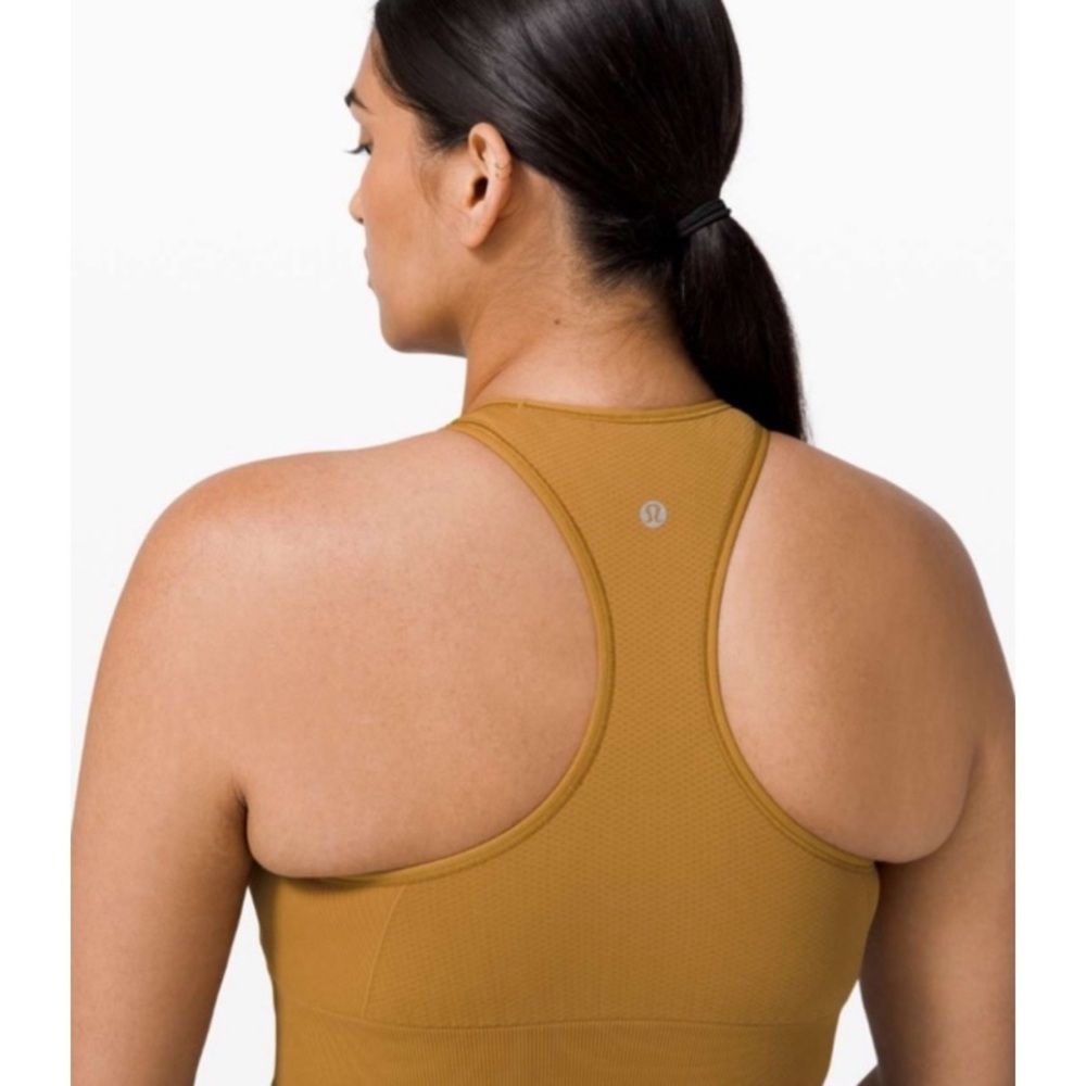 LULULEMON Ebb To Train Bra - Spiced Bronze C/D (No Pad Inserts)